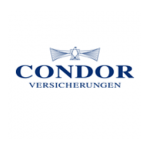 Logo der CONDOR Versicherungen auf weißem Grund