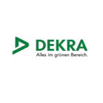 Logo der DEKRA auf weißem Grund