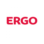 Logo der ERGO Versicherung auf weißem Grund