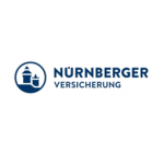 Logo der Nürnberger Versicherung auf weißem Grund