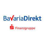 Logo der BavariaDirekt-Finanzgruppe auf weißem Grund