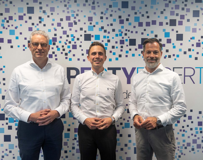 Von links: Klaus Geusen, Gründer und geschäftsführender Gesellschafter von PX (jetzt im Ruhestand), Fabian Kampfmann, Head of Sales – Key Account Management, und Frank Feist, Geschäftsführer von PX